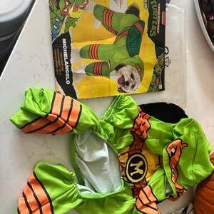 Two Nickelodeon Teenage Mutant Ninja Turtles Dog Costume small and medium